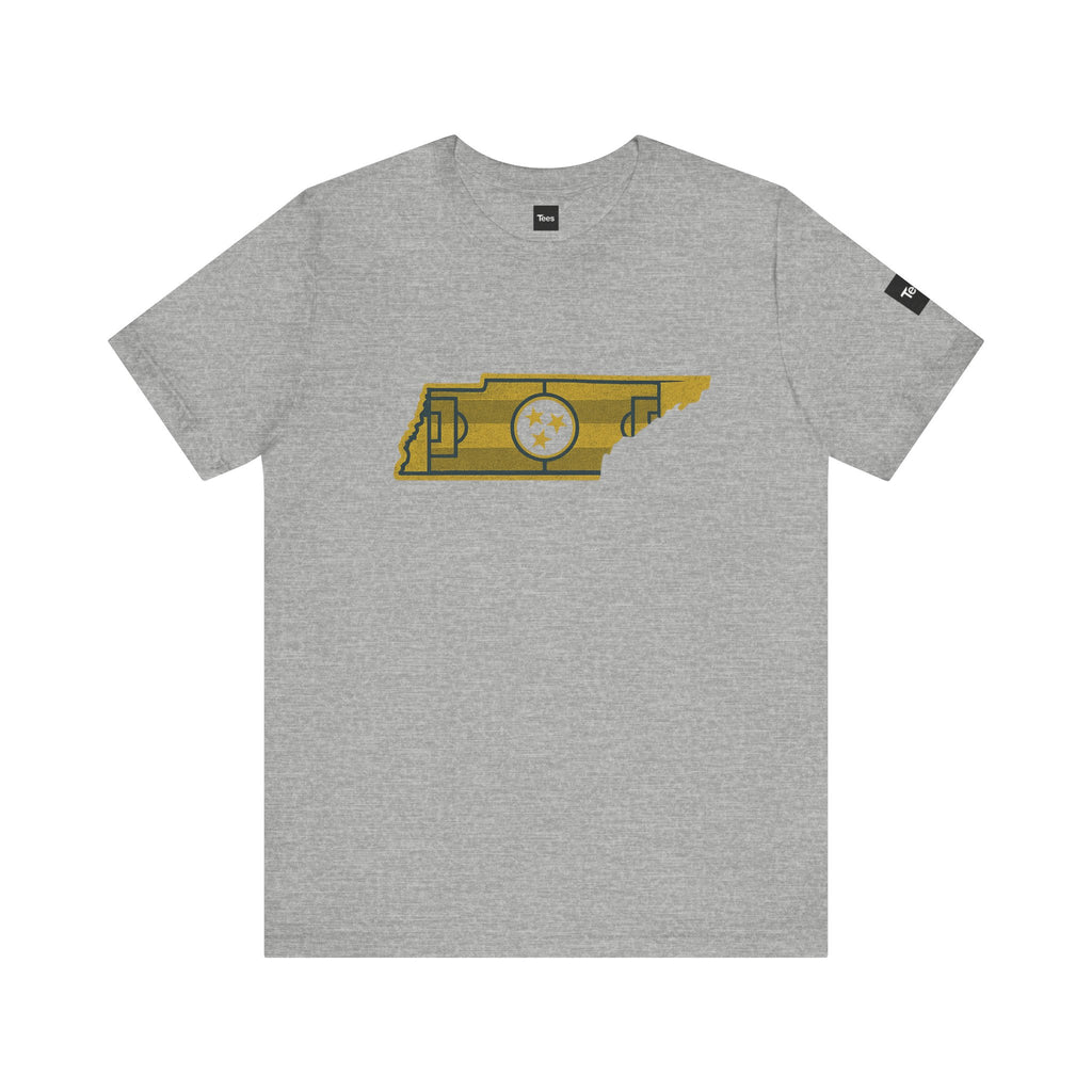Tennessee Soccer Field Tee – Minimalist TN State Soccer Shirt