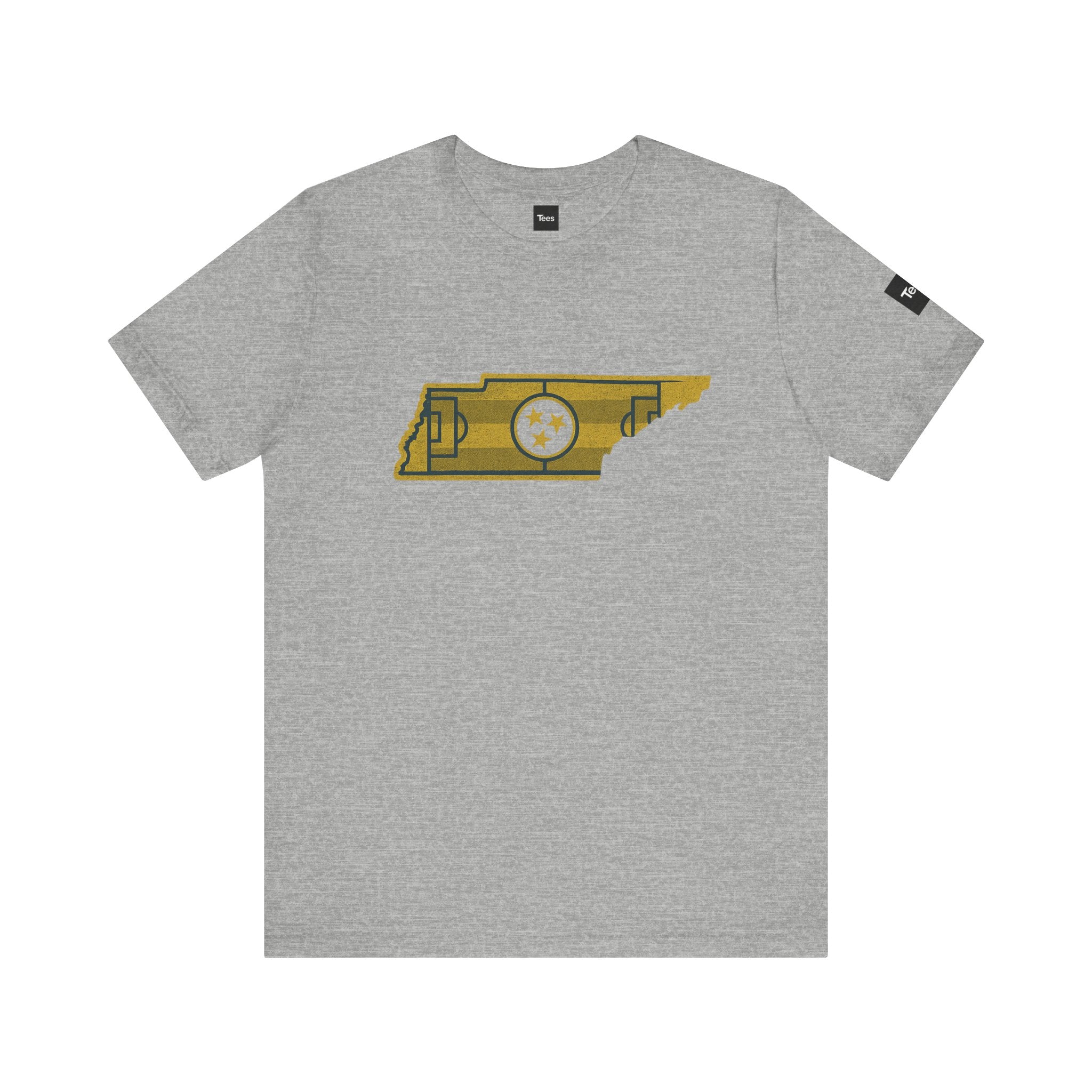 Tennessee Soccer Field Tee – Minimalist TN State Soccer Shirt