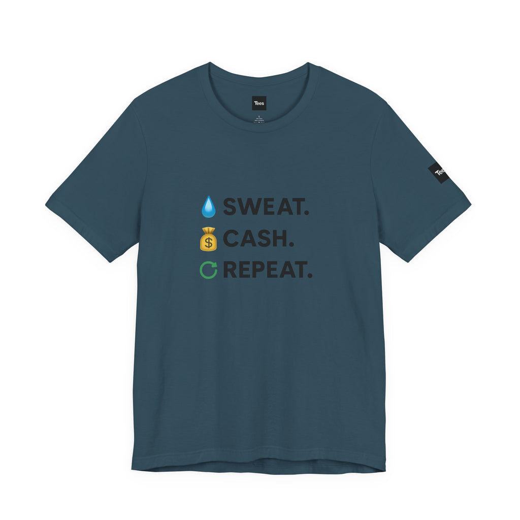 Sports Betting Weekend Unisex Tee - Sweat Cash Repeat Minimalist Checklist Shirt