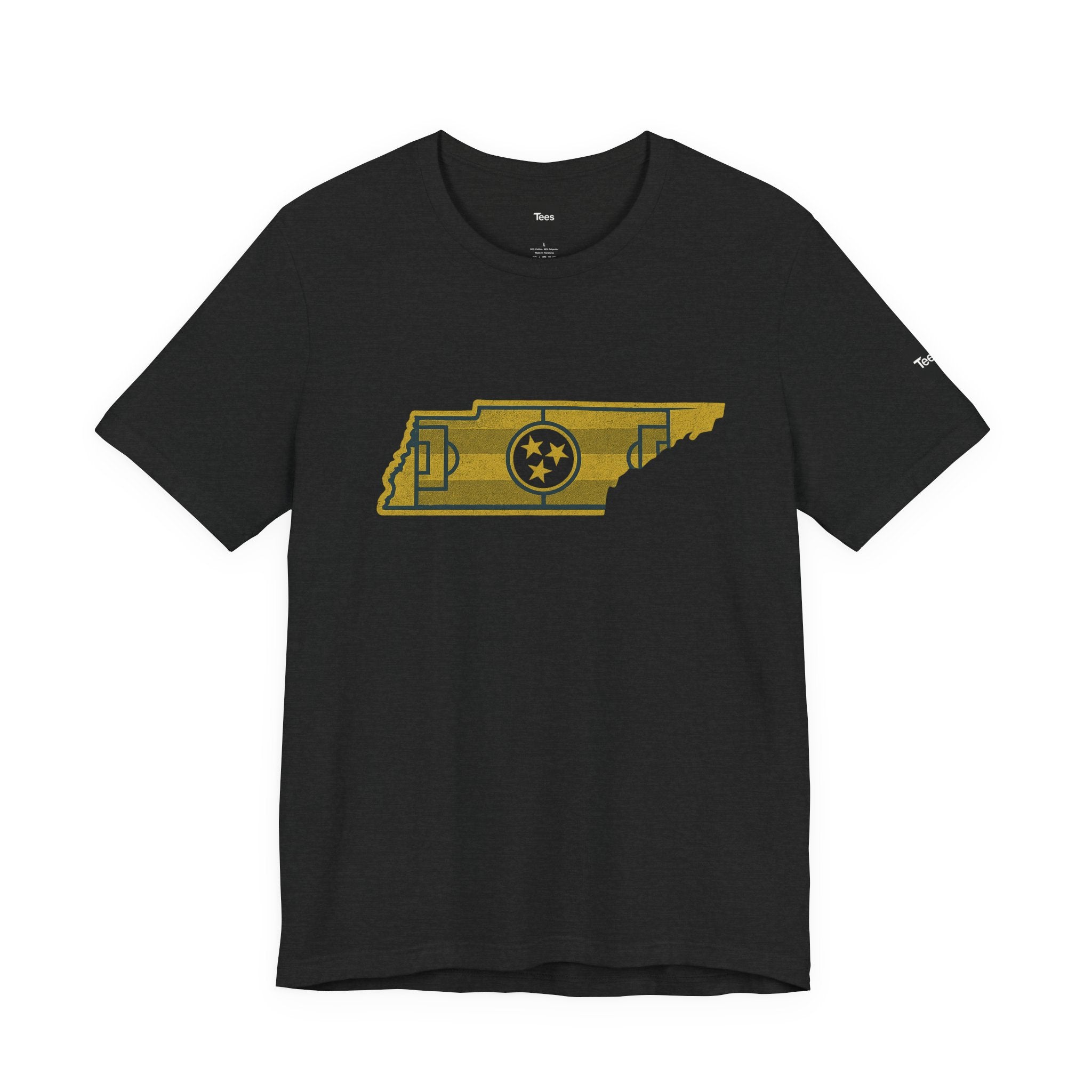 Tennessee Soccer Field Tee – Minimalist TN State Soccer Shirt
