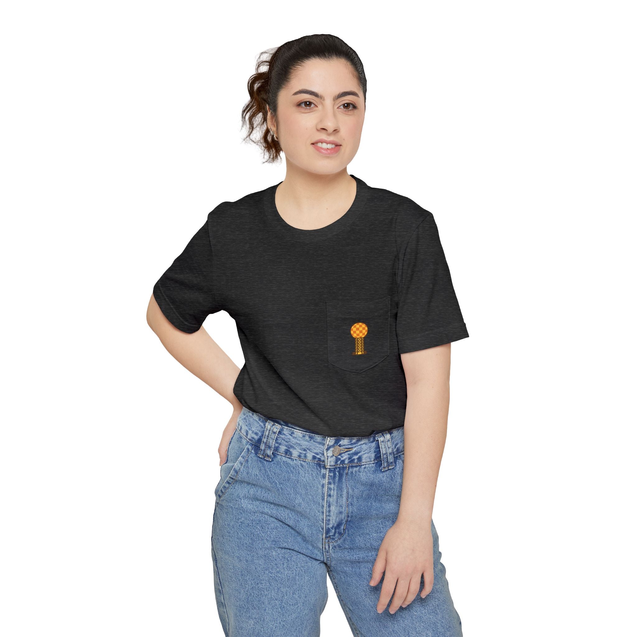 Checkerboard Sunsphere T-Shirt - Retro Knoxville Tee