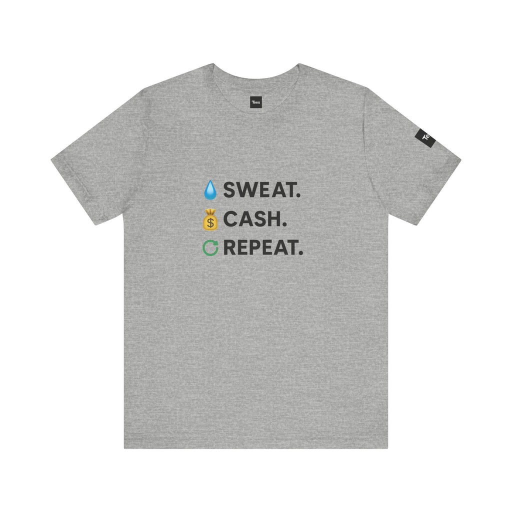 Sports Betting Weekend Unisex Tee - Sweat Cash Repeat Minimalist Checklist Shirt