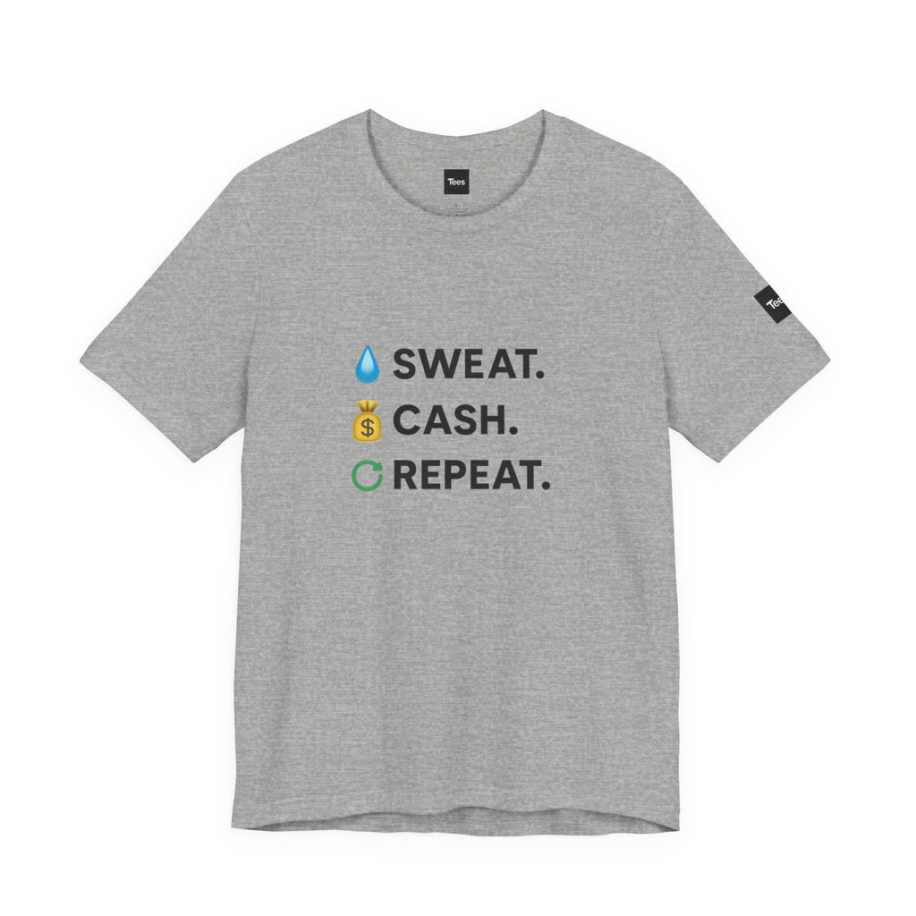 Sports Betting Weekend Unisex Tee - Sweat Cash Repeat Minimalist Checklist Shirt