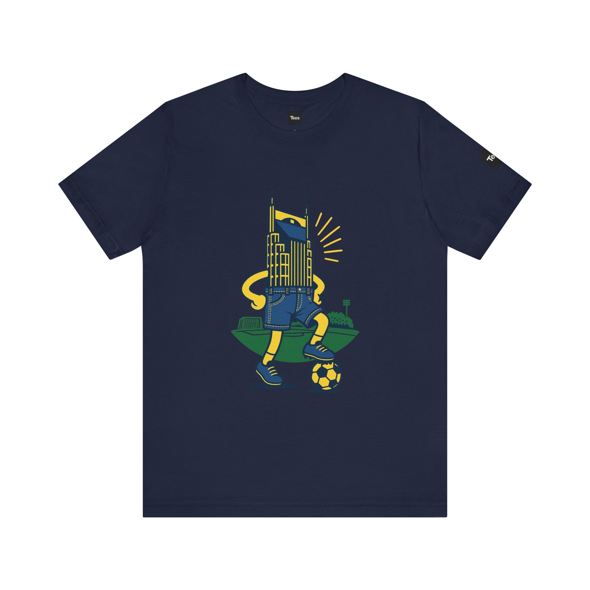 NSC Jorts Soccer Shirt – Nashville Skyline in Shorts Tee – Funny Nashville SC T-Shirt