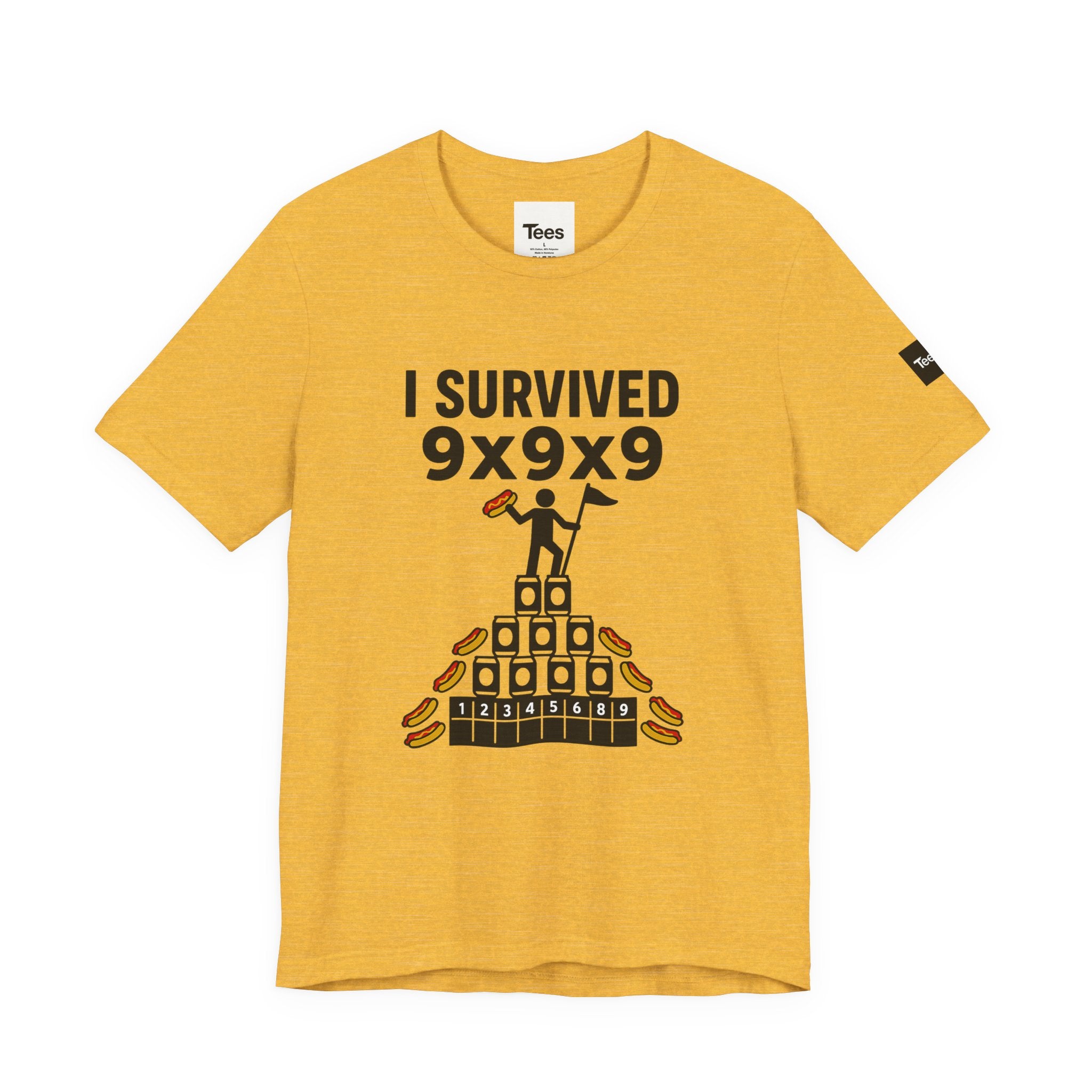 9x9x9 Achievement Baseball T-Shirt