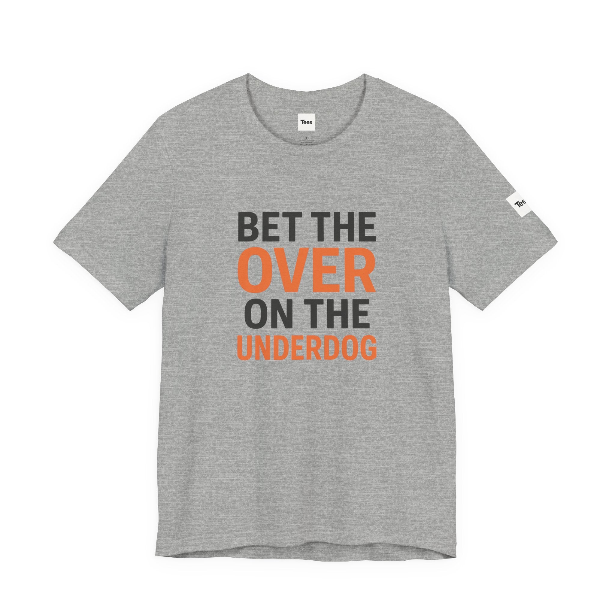 Bet the Over on the Underdog T-Shirt – Minimal Sports Betting Shirt, Tennessee Fan Tee
