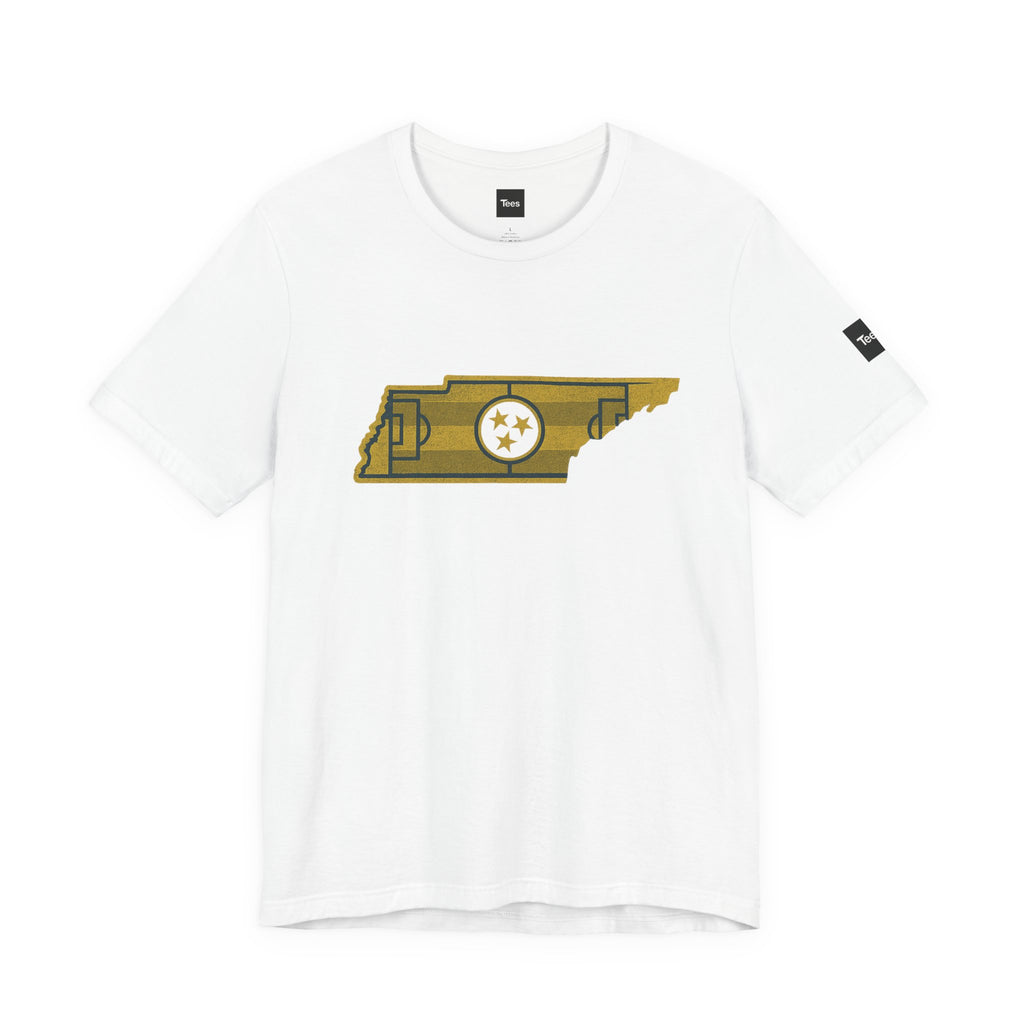 Tennessee Soccer Field Tee – Minimalist TN State Soccer Shirt
