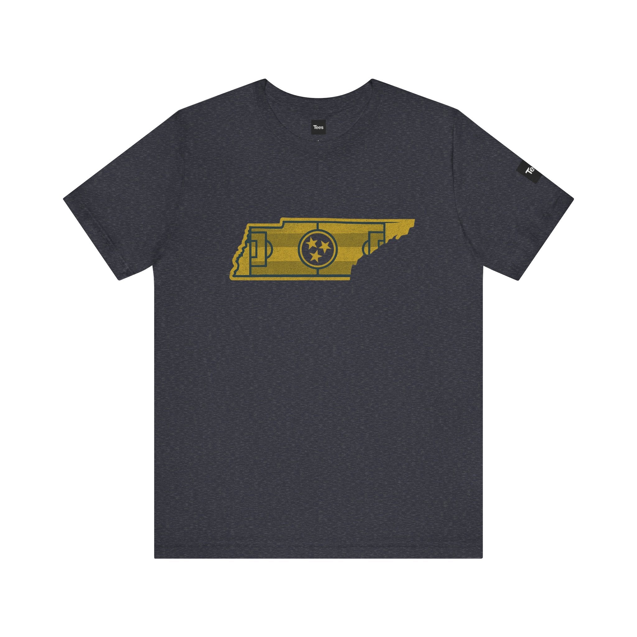 Tennessee Soccer Field Tee – Minimalist TN State Soccer Shirt