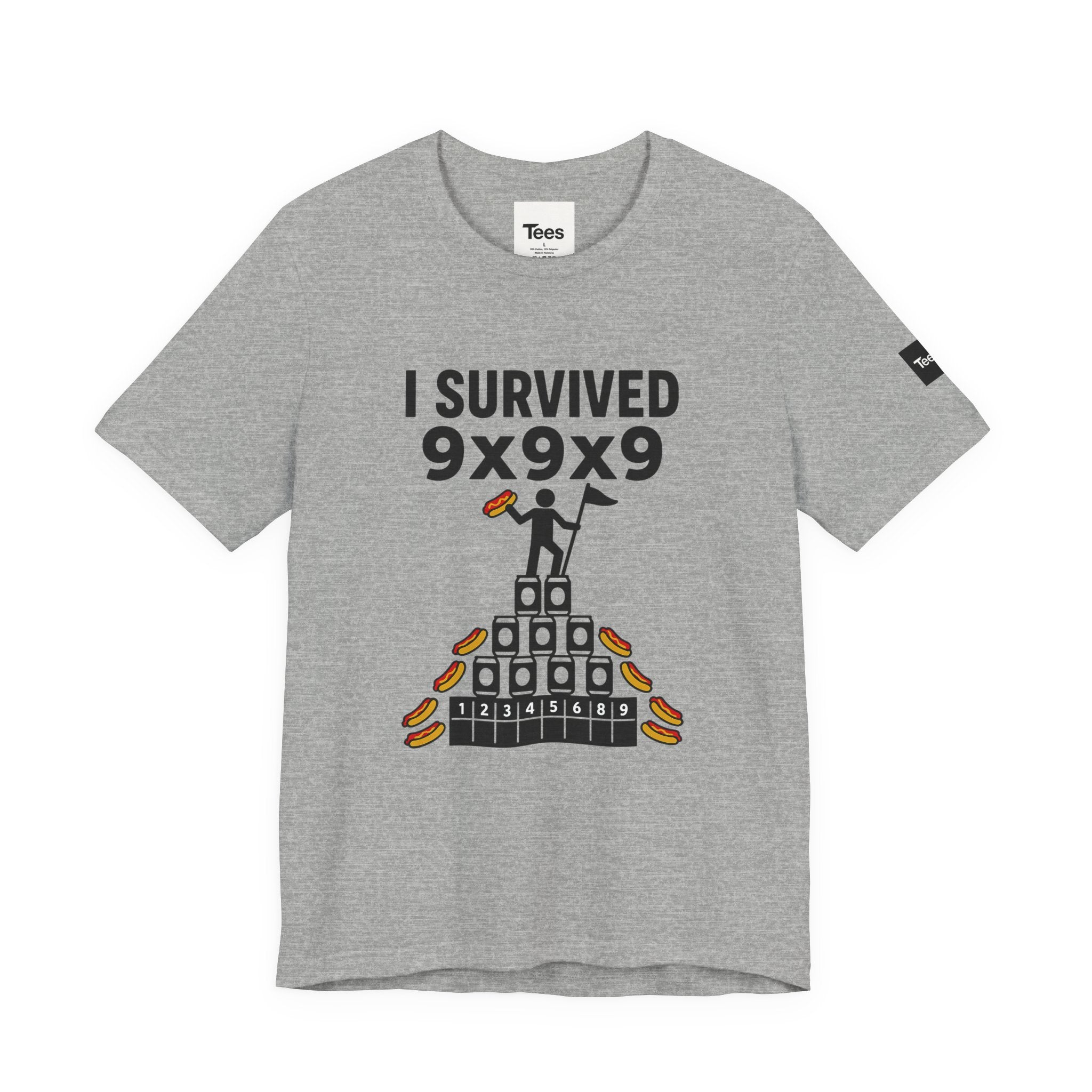 9x9x9 Achievement Baseball T-Shirt