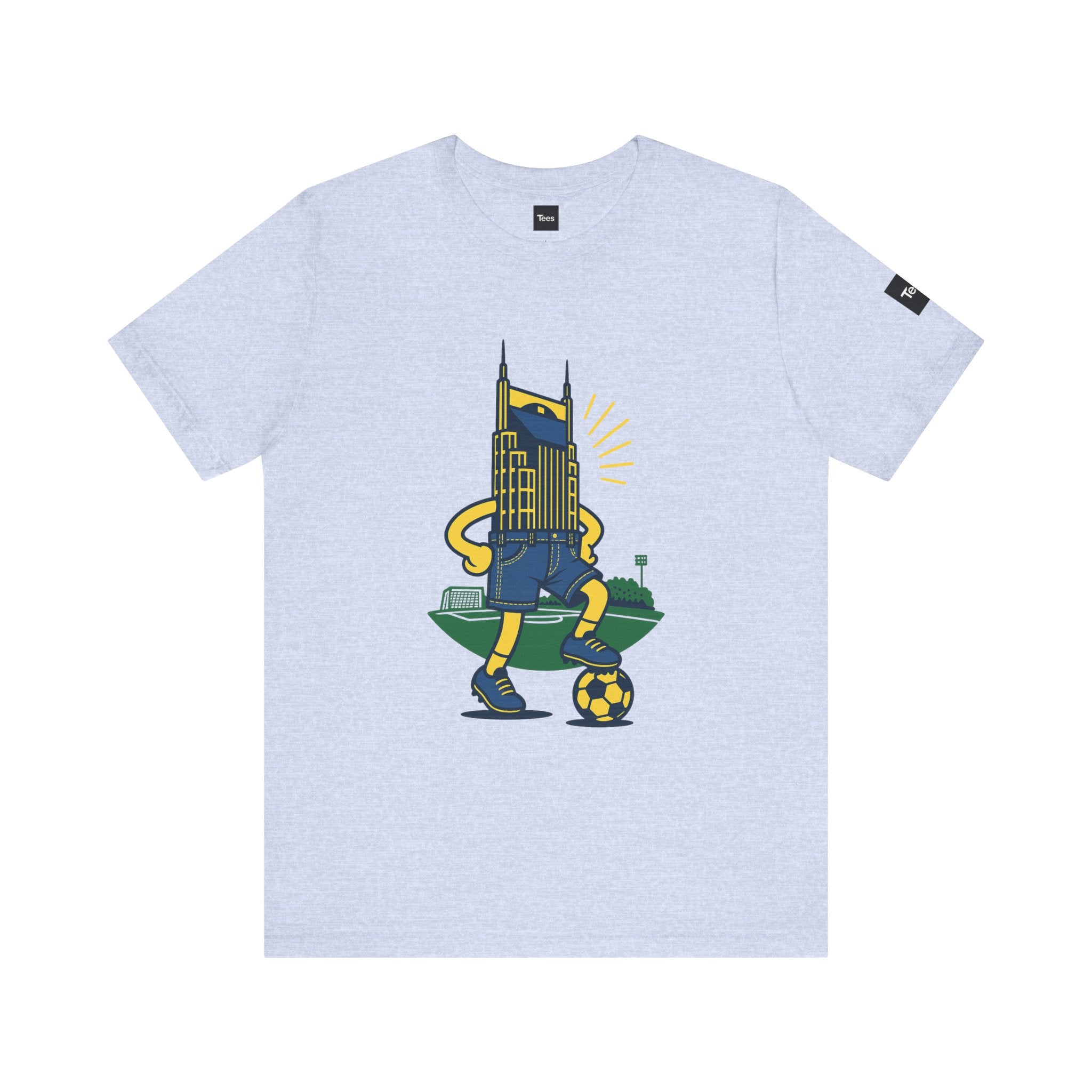 NSC Jorts Soccer Shirt – Nashville Skyline in Shorts Tee – Funny Nashville SC T-Shirt