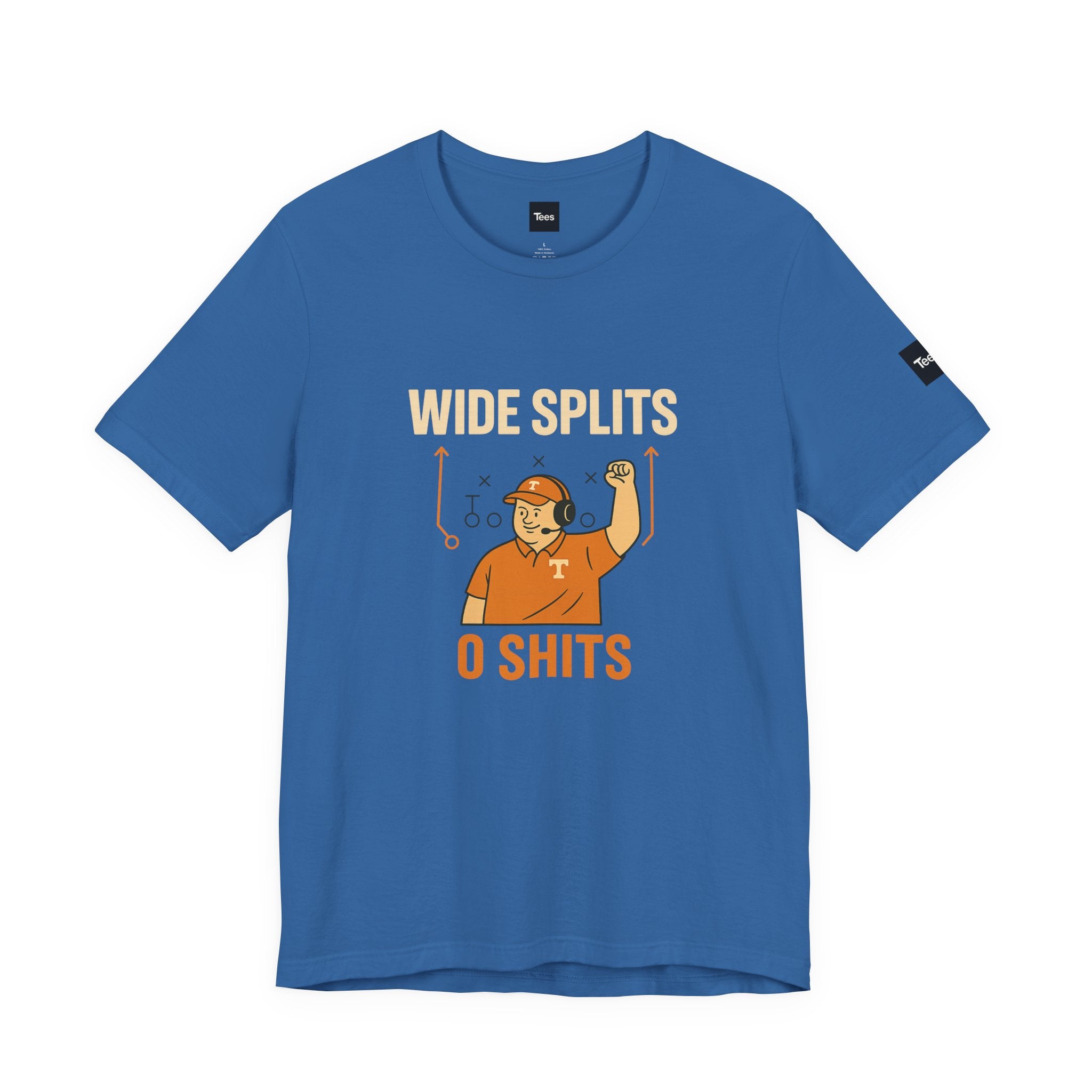 Wide Splits, Zero Shits Tennessee Football Fan Tee