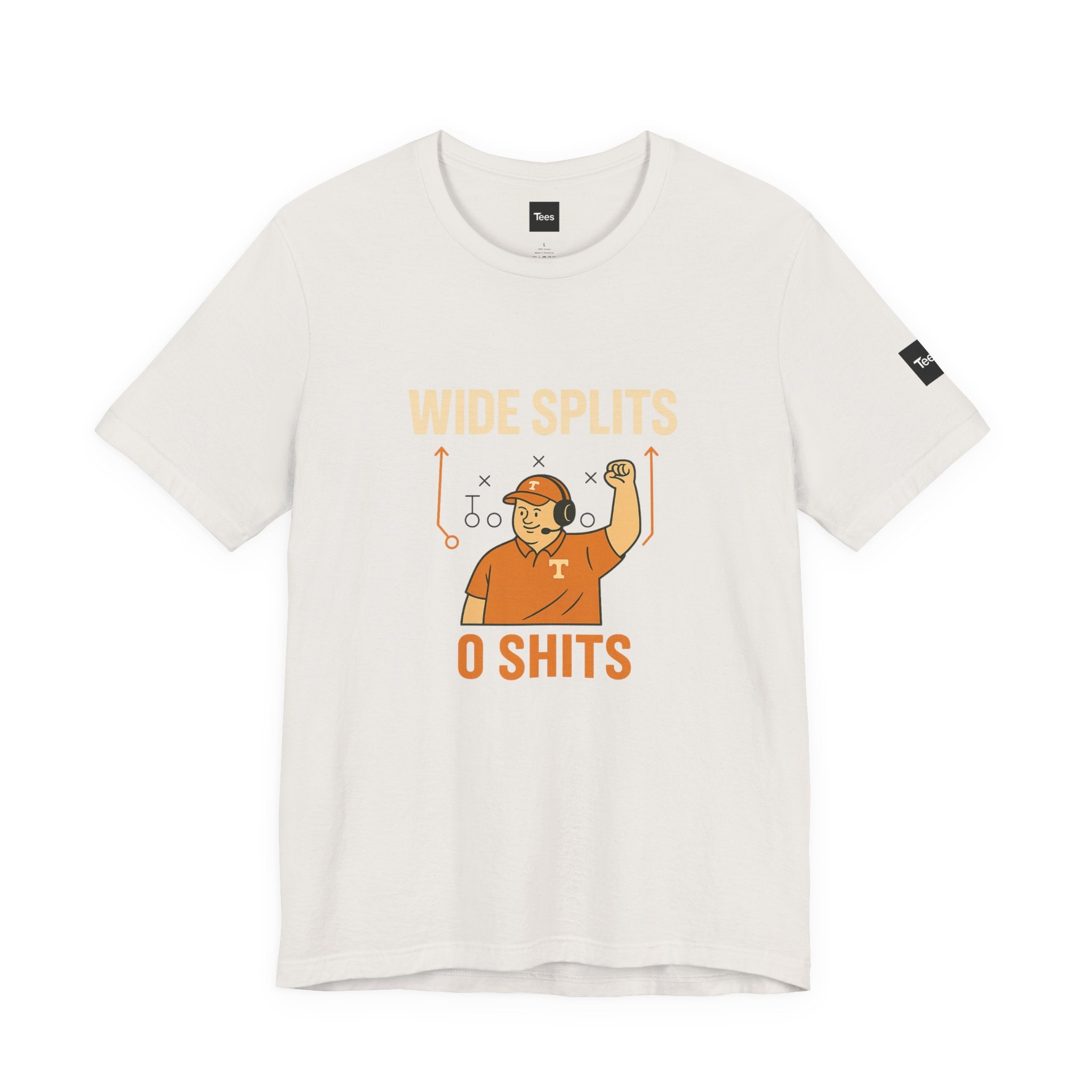 Wide Splits, Zero Shits Tennessee Football Fan Tee