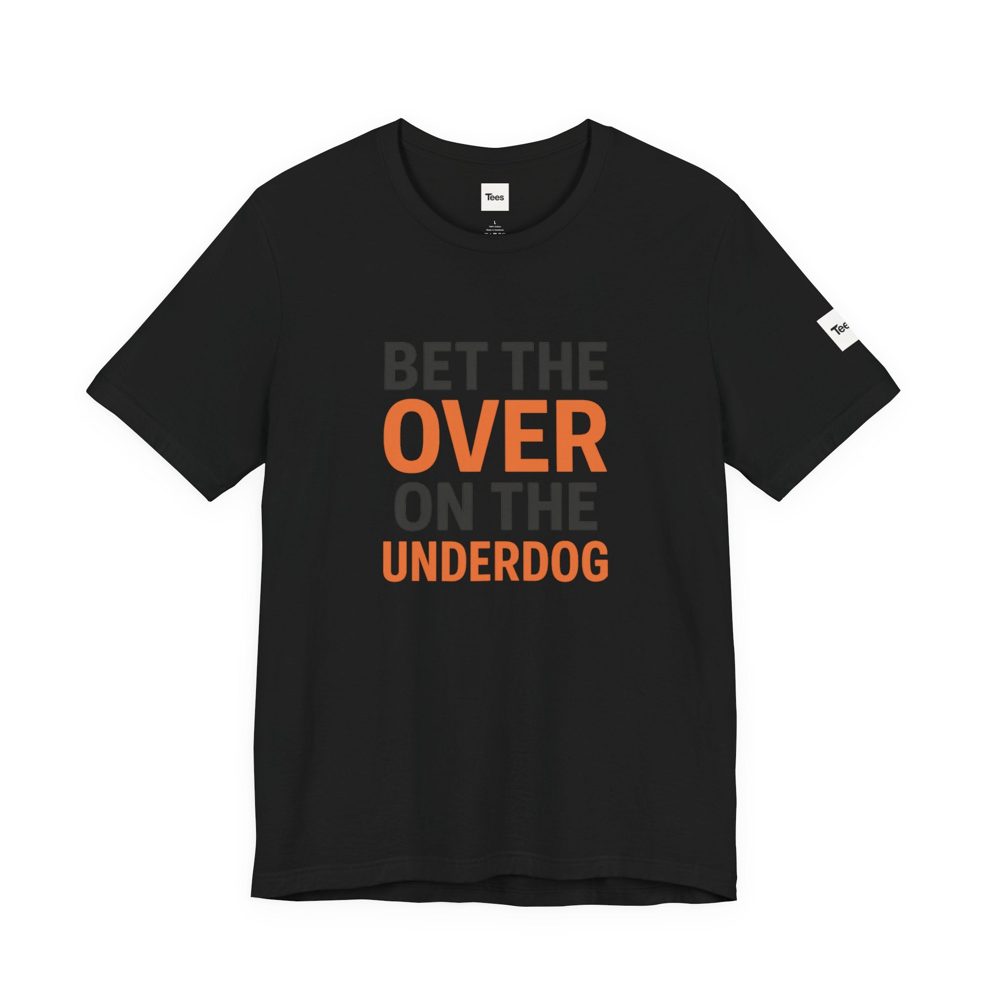 Bet the Over on the Underdog T-Shirt – Minimal Sports Betting Shirt, Tennessee Fan Tee