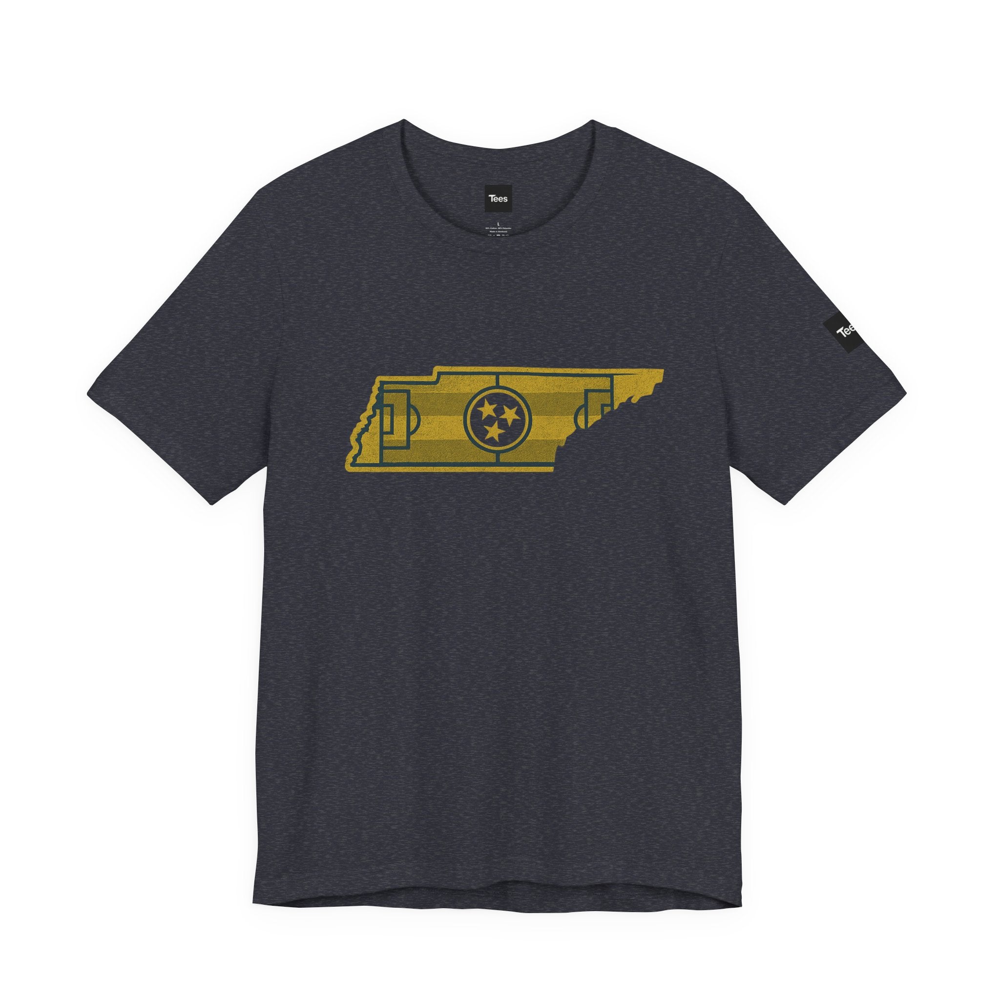 Tennessee Soccer Field Tee – Minimalist TN State Soccer Shirt