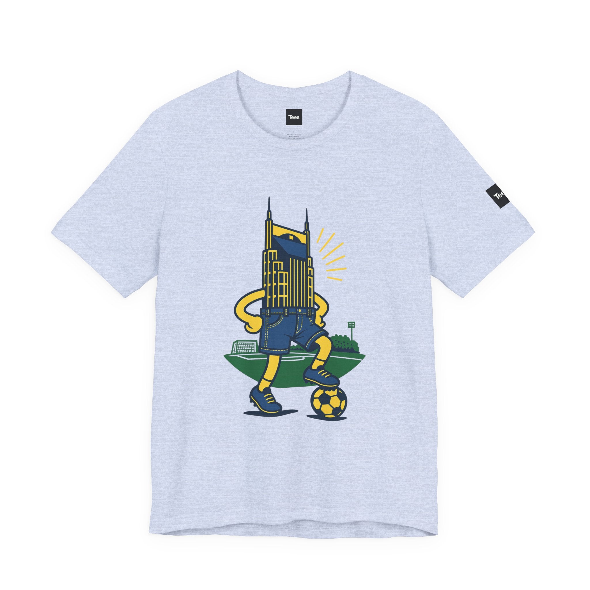 NSC Jorts Soccer Shirt – Nashville Skyline in Shorts Tee – Funny Nashville SC T-Shirt