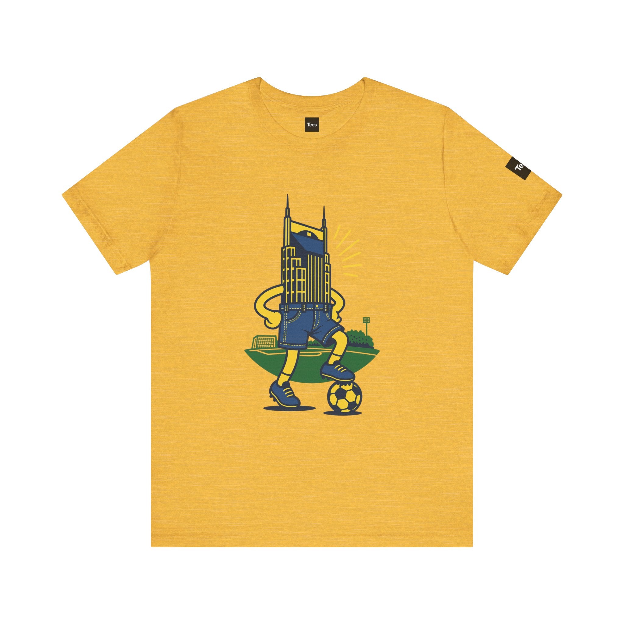 NSC Jorts Soccer Shirt – Nashville Skyline in Shorts Tee – Funny Nashville SC T-Shirt